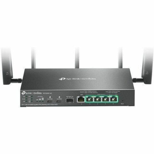 TP-LINK ER706WP-4G Omada Wi-Fi 6 AX3000 Dual-Band VPN Gateway with 4G+ Cat6 Cellular - 4-Port PoE+ - SFP Slot