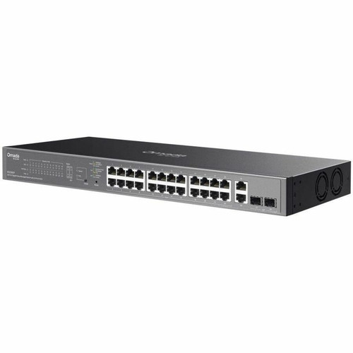 TP-LINK ES228GP Omada 28-Port Gigabit Easy Managed Switch with 24 PoE+ Ports - 250W Budget - 2 SFP Slots