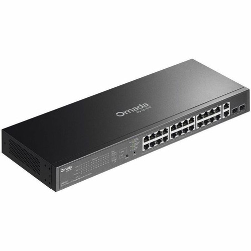 TP-LINK ES228GP Omada 28-Port Gigabit Easy Managed Switch with 24 PoE+ Ports - 250W Budget - 2 SFP Slots