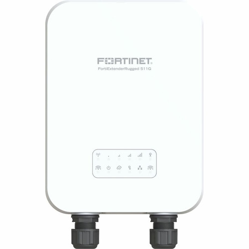 Fortinet FortiExtender FER-511G Wi-Fi 6 IEEE 802.11 a/b/g/n/ac/ax 2 SIM Ethernet, Cellular Modem/Wireless Router - 5G - LTE, 5G NR, - (Fleet Network)