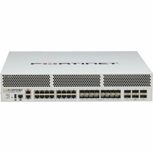 Fortinet FortiGate FG-3000F Network Security/Firewall Appliance - 16 Port - 40GBase-X, 10GBase-X, 100GBase-X, 5GBase-T, 2.5GBase-T, - (Fleet Network)