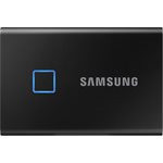 SAMSUNG 3D V-Nand USB 3.2 Gen. 2 T7 Touch 500GB SSD - Black OPEN BOX