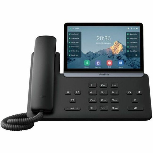 Yealink SIP-T87W IP Phone - Corded - Corded/Cordless - Wi-Fi, Bluetooth, DECT - Wall Mountable, Desktop - Classic Gray - 16 x Total - (Fleet Network)