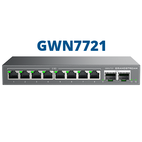 Layer 2-Lite Managed Multi-Gig Switch, 8 x 2.5 GigE, 2 x 10G SFP+