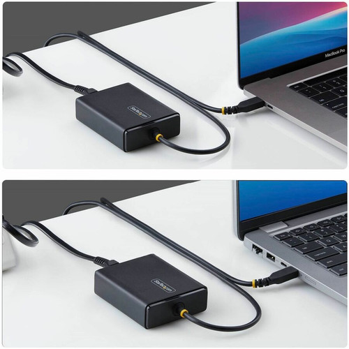 StarTech 100W USB-C Laptop Charger with 5ft (1.5m) Tethered USB-C Cable, Power Adapter Brick for Dell, HP ProBook, MacBook Pro - Up to (1100LN-USB-C-CHARGER)