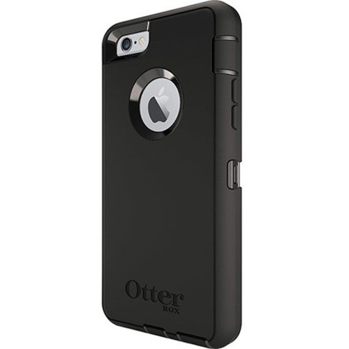 OtterBox Defender Rugged Carrying Case (Holster) Apple iPhone 6, iPhone 6s Smartphone - Black - Dust Resistant Port, Dirt Resistant - (Fleet Network)