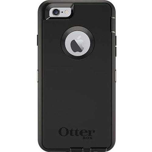 OtterBox Defender Rugged Carrying Case (Holster) Apple iPhone 6, iPhone 6s Smartphone - Black - Dust Resistant Port, Dirt Resistant - (Fleet Network)