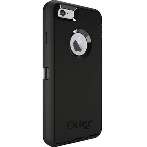 OtterBox Defender Rugged Carrying Case (Holster) Apple iPhone 6, iPhone 6s Smartphone - Black - Dust Resistant Port, Dirt Resistant - (Fleet Network)