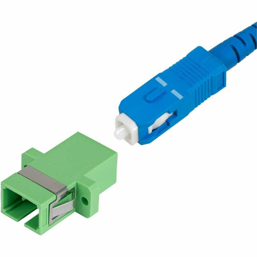 StarTech SC to SC Coupler 10 Pack, OS2 Single Mode SC Fiber Optic Coupler with Flange, SC/APC Simplex Adapter - 10 Pack of Single Mode (Fleet Network)