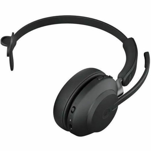 Jabra Evolve2 65 Headset - Microsoft Teams Certification - Mono - Wireless - Bluetooth - 98.4 ft (30 m) - On-ear, Over-the-head - - - (26599-899-899-01)