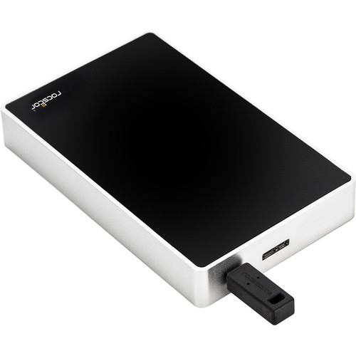 Rocstor Rocsecure EX31 4 TB Portable Solid State Drive - 2.5" External - SATA - Silver - USB 3.1 - 256-bit Encryption Standard - 2 (E634MM-01)