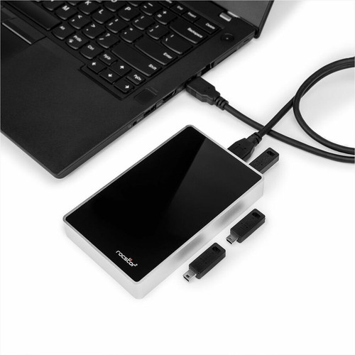Rocstor Rocsecure EX31 8 TB Portable Rugged Solid State Drive - 2.5" External - SATA - Silver - Desktop PC Device Supported - USB 3.0, (E634NN-01)