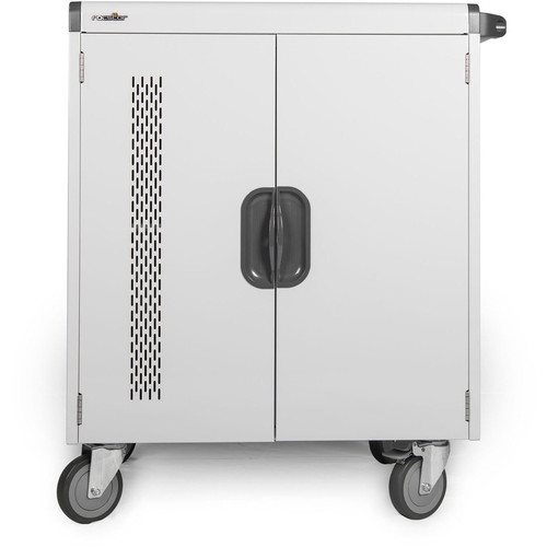 Rocstor Volt V32 Charging Cart with Intelligent Power Charging - Up to 32 Device - Intelligent Power Charging Cart for Notebooks, and (Fleet Network)