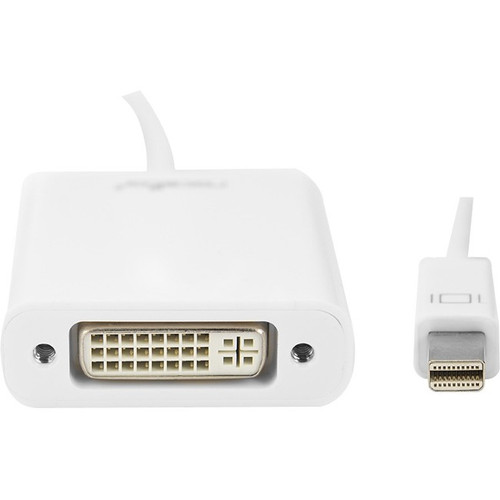 Rocstor Mini DisplayPort to DVI Adapter - 5.9" (149.86 mm) DVI/Mini DisplayPort Video Cable for Desktop Computer, Notebook, HDTV, - 1 (Fleet Network)