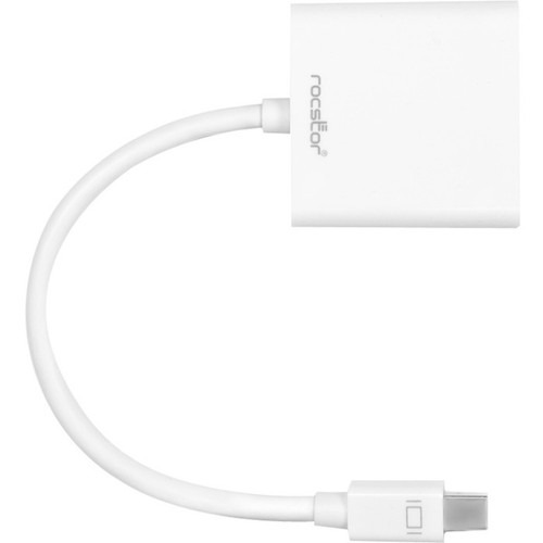 Rocstor Mini DisplayPort to DVI Adapter - 5.9" (149.86 mm) DVI/Mini DisplayPort Video Cable for Desktop Computer, Notebook, HDTV, - 1 (Y10A103-W1)