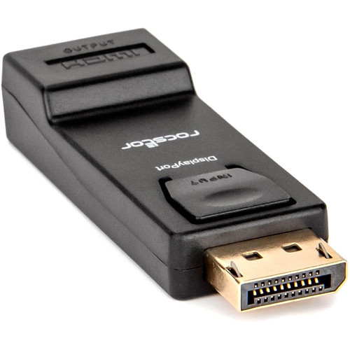 Rocstor Premium DisplayPort to HDMI Adapter M/F - DisplayPort/HDMI A/V Cable for Audio/Video Device, HDTV - First End: 1 x DisplayPort (Y10A170-B1)