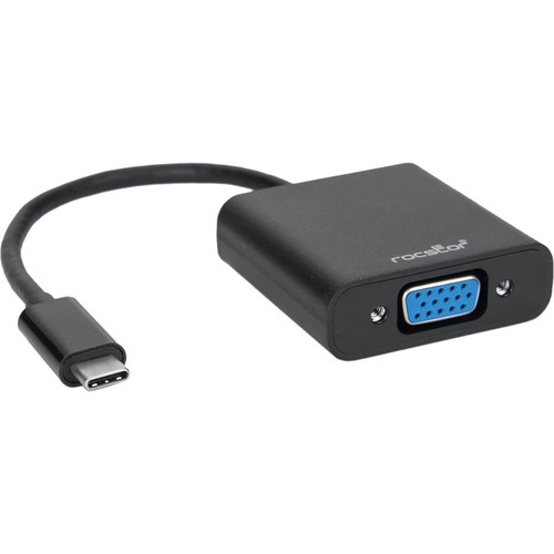 Rocstor Premium 6" USB-C to VGA Adapter - USB Type-C to VGA Video Adapter Converter - USB Type C - 1 x VGA - 1 (Fleet Network)