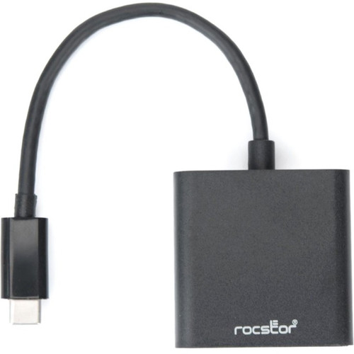 Rocstor Premium 6" USB-C to VGA Adapter - USB Type-C to VGA Video Adapter Converter - USB Type C - 1 x VGA - 1 (Y10C128-B1)