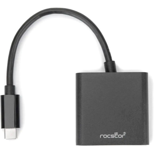 Rocstor Premium USB-C to DVI Adapter Converter - USB Type C - 1 x DVI, 1 x DVI-I, DVI - 1 (Y10C135-B1)