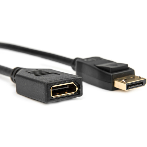 Rocstor 6ft DisplayPort Video Extension Cable - 6 ft (1.83 m) DisplayPort A/V Cable for Audio/Video Device - First End: DisplayPort - (Y10C233-B1)