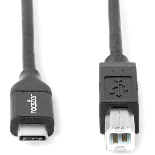 Rocstor Premium USB-C to USB-B Cable - 6 ft (1.83 m) USB-C/USB-B Data Transfer Cable for Printer, Scanner, Hard Drive, Tablet, - First (Y10C276-B1)
