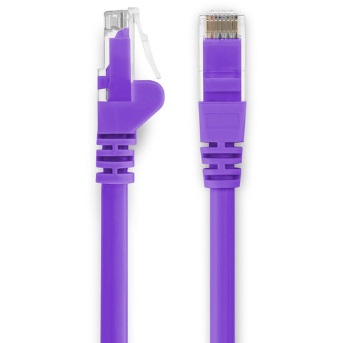Rocstor Cat.6 Network Cable - 25 ft (7.62 m) Category 6 Network Cable for Network Device - First End: 1 x RJ-45 Network - Male - End: (Y10C438-PU)