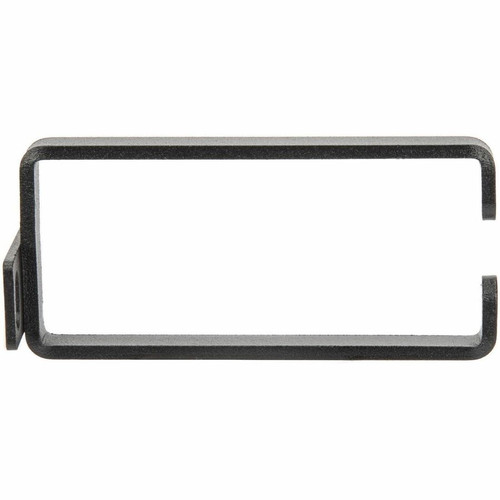 Rocstor 1U Vertical Server Rack Cable Management D-Ring Hook - 1.8x4in (4.5x10cm) - D-ring - Black - 1U Rack Height x 4" (101.60 mm) - (Y10E051-B1)