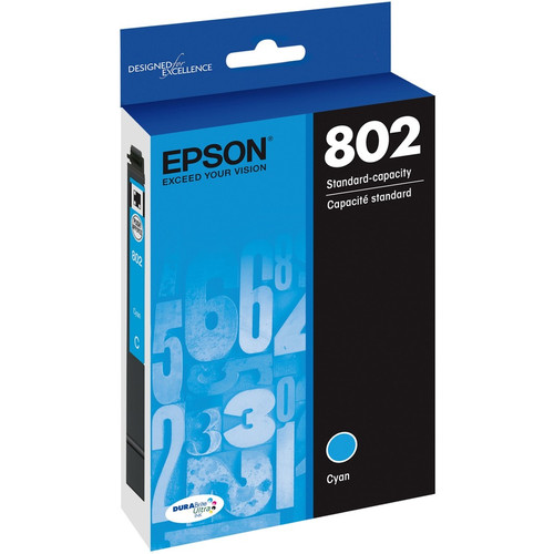 Epson DURABrite Ultra 802 Original Inkjet Ink Cartridge - Cyan - 1 Each - Inkjet - 1 Each (Fleet Network)