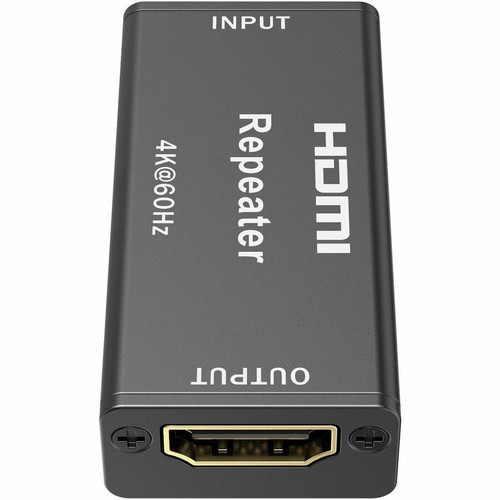 Rocstor 4Kx2K HDMI Repeater Extender - HDMI2.0 Signal Booster & Video Amplifier - 2 x HDMI - 132 ft (40233.60 mm) Extended Range - - (Y10G003-B1)