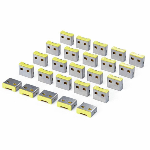 StarTech USB-A Port Blocker Replacement Plugs, 25-Pack Spare Locking Inserts for USB-A-PORT-BLOCKER, Reusable USB-A Dust Covers - or a (Fleet Network)