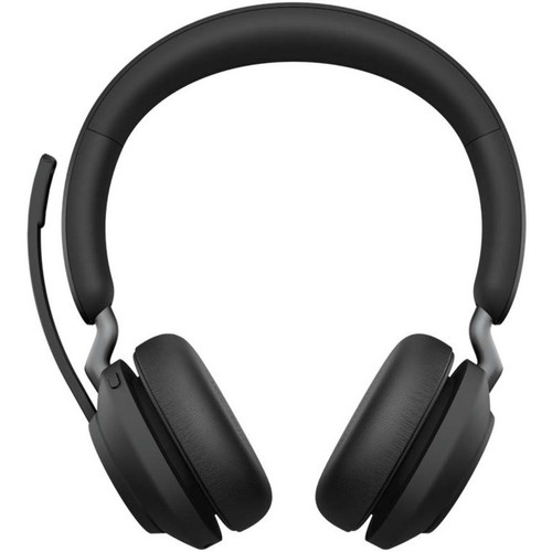 Jabra Evolve2 65 Headset - Microsoft Teams Certification - Stereo - Wireless - Bluetooth - 98.4 ft (30 m) - Over-the-head - Binaural - (Fleet Network)