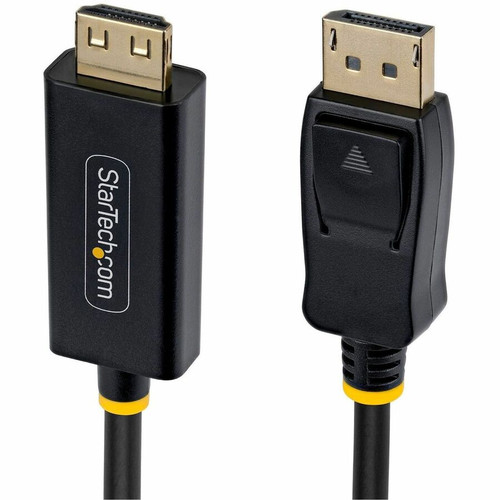 StarTech 2m DisplayPort to HDMI Adapter Cable with Gripping Connector, 4K 60Hz, HDR, Uni-directional DP to HDMI Video Converter - a to (Fleet Network)