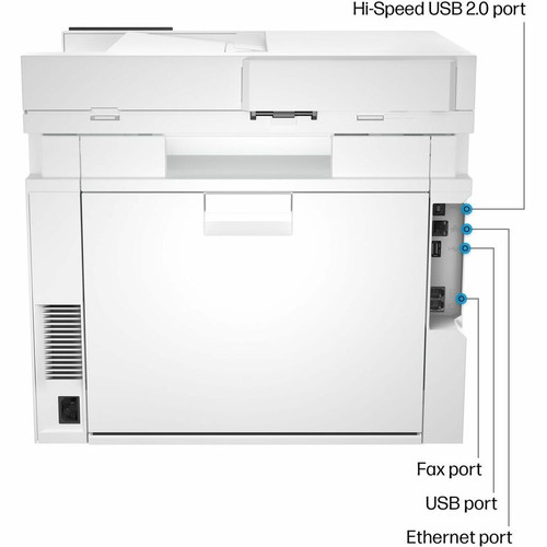 HP 4301fdn Laser Multifunction Printer - Color - White - Copier/Fax/Printer/Scanner - 35 ppm Color Print - 600 x 600 dpi Print - Print (4RA81F#BGJ)