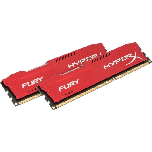 Kingston HyperX Fury 8GB DDR3 SDRAM Memory Module - For Desktop PC - 8 GB (2 x 4GB) - DDR3-1600/PC3-12800 DDR3 SDRAM - 1600 MHz - CL10 (Fleet Network)