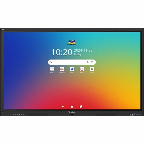 ViewSonic 55" ViewBoard 4K Interactive Flat Panel, 3840 x 2160 Resolution - 55" (1397 mm) LCD - Rockchip RK3576 - 128 GB - 3840 x 2160 (Fleet Network)