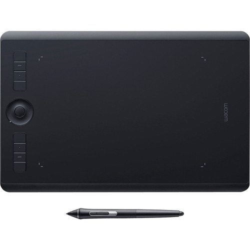 Wacom Intuos Pro - Medium - Graphics Tablet - 8.82" (224 mm) x 5.83" (148 mm) - 5080 lpi - Touchscreen - Multi-touch Screen - - 8192 - (PTH660)