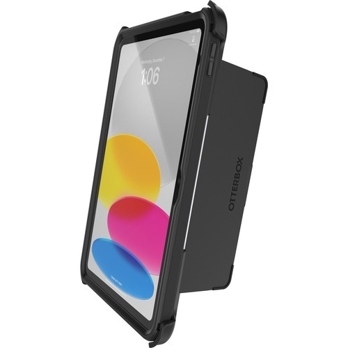 OtterBox iPad (10th Gen) Defender Series Case - For Apple iPad (10th Generation) Tablet - Black - Drop Resistant, Dust Resistant, Dirt (77-89955)
