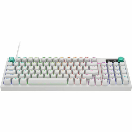 Logitech G G316 X 98 Gaming Keyboard - Cable Connectivity - USB Type A Interface - RGB LED - Dial, Display, Media Control, Game Mode, (Fleet Network)