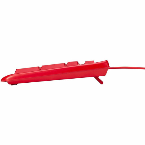 Kensington Pro Fit Wired Washable Keyboard - Red - Cable Connectivity - Full-size - USB Type A Interface - 104 Key(s) - Windows, Mac X (K75237NA)