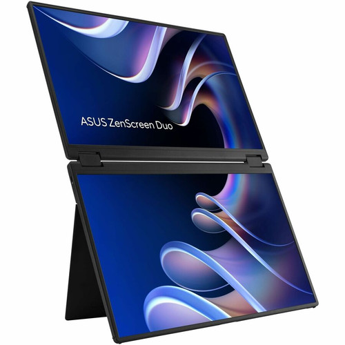 Asus ZenScreen Duo MB14FCD 14" Class WUXGA LED Monitor - 16:10 - 14" Viewable - In-plane Switching (IPS) Technology - LED Backlight - (Fleet Network)