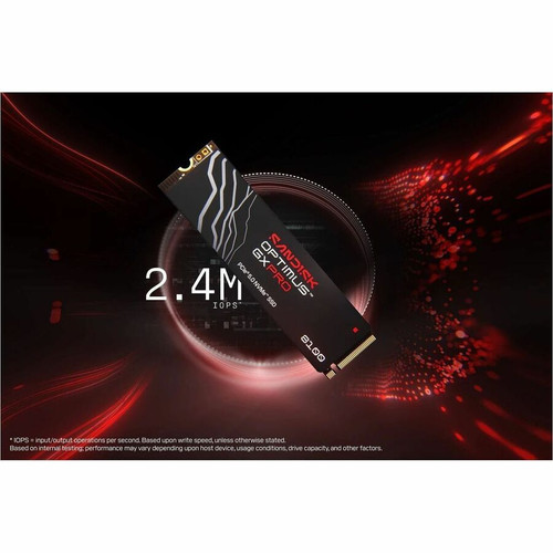 SanDisk Optimus GX PRO 8100 SDSP82400TAN-000E0 4 TB Solid State Drive - M.2 2280 Internal - PCI Express NVMe (PCI Express 5.0 x4) - - (SDSP82400TAN-000E0)