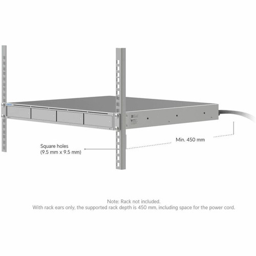Ubiquiti UNAS-PRO-4 NAS Storage System - ARM Cortex A57 Quad-core (4 Core) 2 GHz - 4 x HDD Supported - 6 x SSD Supported - 4 TB SSD - (UNAS-Pro-4)