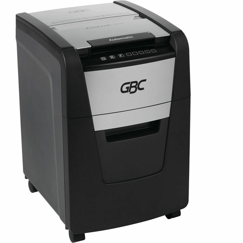 GBC AutoFeed+ Home Office Shredder, 100X, Super Cross-Cut, 100 Sheets - Continuous Shredder - Super Cross Cut - 8 Per Pass - for Card, (Fleet Network)