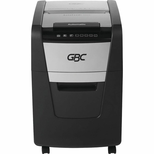 GBC AutoFeed+ Home Office Shredder, 100X, Super Cross-Cut, 100 Sheets - Continuous Shredder - Super Cross Cut - 8 Per Pass - for Card, (Fleet Network)