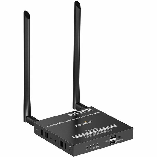 Rocstor TrueReach TR22 KVM Extender Receiver - 164.04 ft (50000 mm) Range - 4K UHD - 4096 x 2160 Maximum Video Resolution - 5 V DC (Fleet Network)