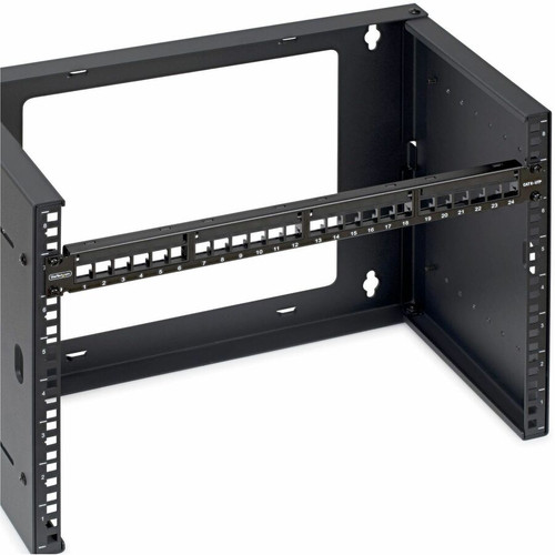 StarTech 24 Port 1U Blank Keystone Patch Panel, Rackmount Cat6 Patch Panel for RJ45 UTP Ethernet Network Jacks - 24-Port 1U Blank with (C6PANELUTP241U)