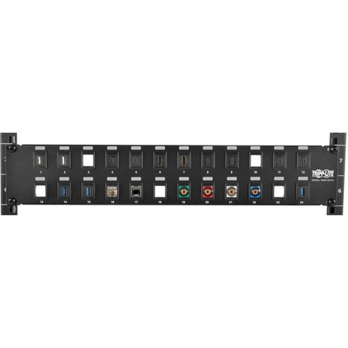 Tripp_Lite_N062-024-KJ_Blank_Patch_Panel_-_24_Ports_-_1U_High_-_Black_-_19_Wide_-_Rack-mountable_-_TAA_Compliant_N062-024-KJ