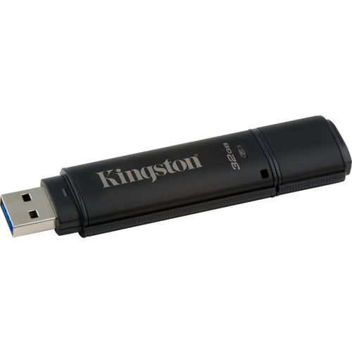 Kingston 32GB USB 3.0 DT4000 G2 256 AES FIPS 140-2 Level 3 - 32 GB - USB 3.0 - 256-bit AES (Fleet Network)