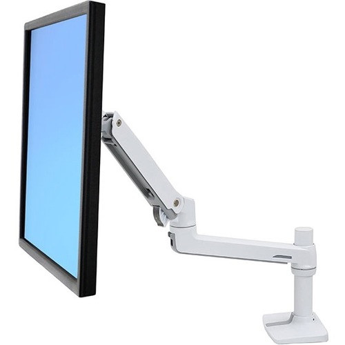 Ergotron Mounting Arm for Monitor - White - 1 Display(s) Supported32" Screen Support - 11.34 kg Load Capacity (Fleet Network)