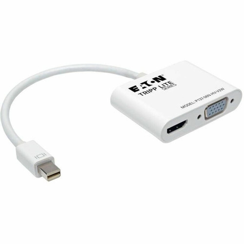 Tripp_Lite_6in_Mini_DisplayPort_to_HDMI_VGA_4K_Adapter_Converter_Cable_mDP_to_HDMI_VGA_6_-_6_HDMIMini_DisplayPortVGA_AV_Cable_for_P137-06N-HV-V2W